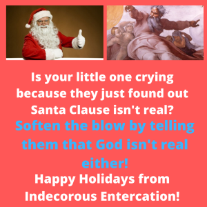 Episode 17:  (The Indecorous X-Mas Episode!)