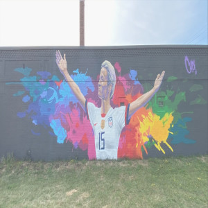Megan Rapinoe Called "ICON" & Honored With Mural In Minnesota