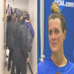 Riley Gaines AMBUSHED by Woke Protestors at San Francisco State