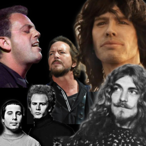 #12. Week of 11-3. Billy Joel is a Piano Man that loves and uptown girl. Pearl Jam vs. VS. Aerosmith sneak booze into their first gig. Bruce Springsteen cooks dinner.  Led Zeppelin IV.