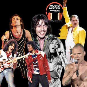 #15. Week of 11-24. Eddie Van Halen helps Michael Jackson Beat it. Flea hates fire. Tina Turner is 80 and Swiss. We lose Freddie Mercury, George Harrison, Eric Carr and Kevin Dubrow.  