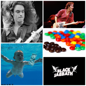 #6. Week of 9-23. Nirvana, Soundgarden and the Red Hot Chili Peppers release classics on the same day! John Bonham is dead at 32. Van Halen’s M&M’s. Black Sabbath say “No”. Metallica tragedy.