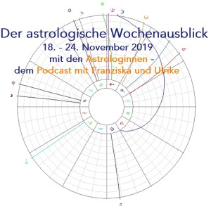 Astrologischer Wochenausblick 18. - 24. November 2019 - 12. Episode der Astrologinnen - Franziska und Ulrike
