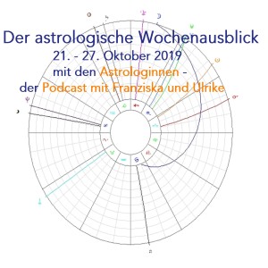 Astrologischer Wochenausblick 21. - 27. Oktober 2019 - 8. Episode der Astrologinnen - Franziska und Ulrike