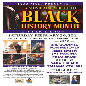 Black History Celebration on Maui Saturday