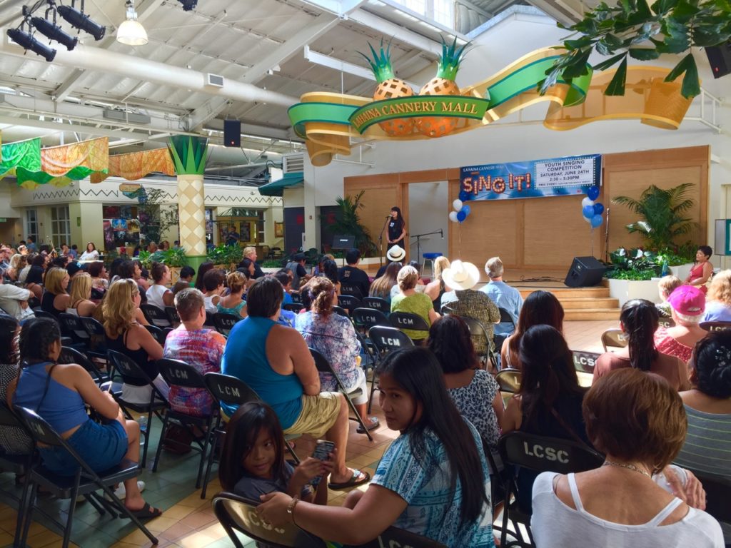 Sing it Maui! Youth singing competition Saturday June 23rd at LahaIna Cannery Mall