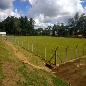 Forte Chuva prejudica gramado Eco Estadio