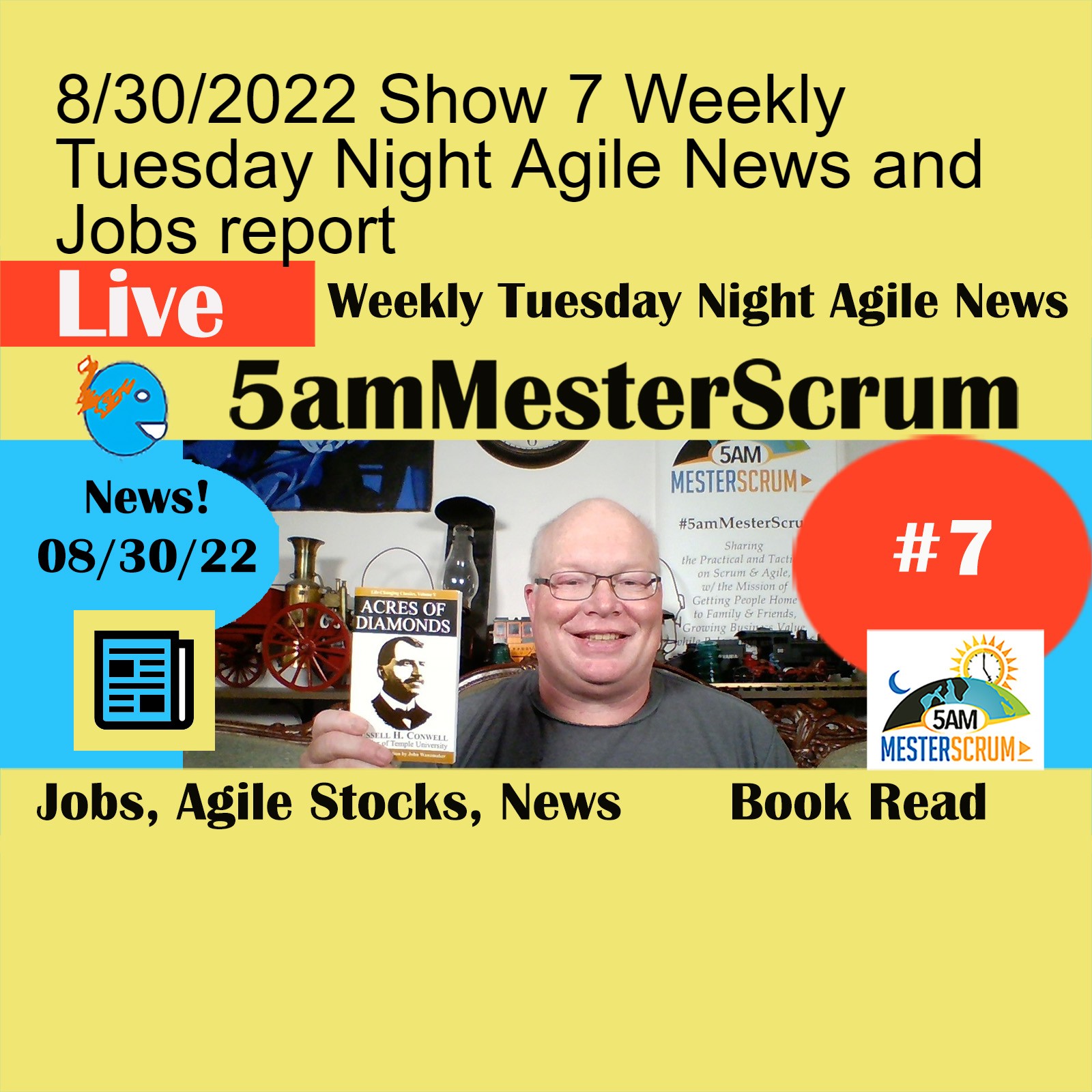 8/30/2022 Show 7 Weekly Tuesday Night Agile News and Jobs report