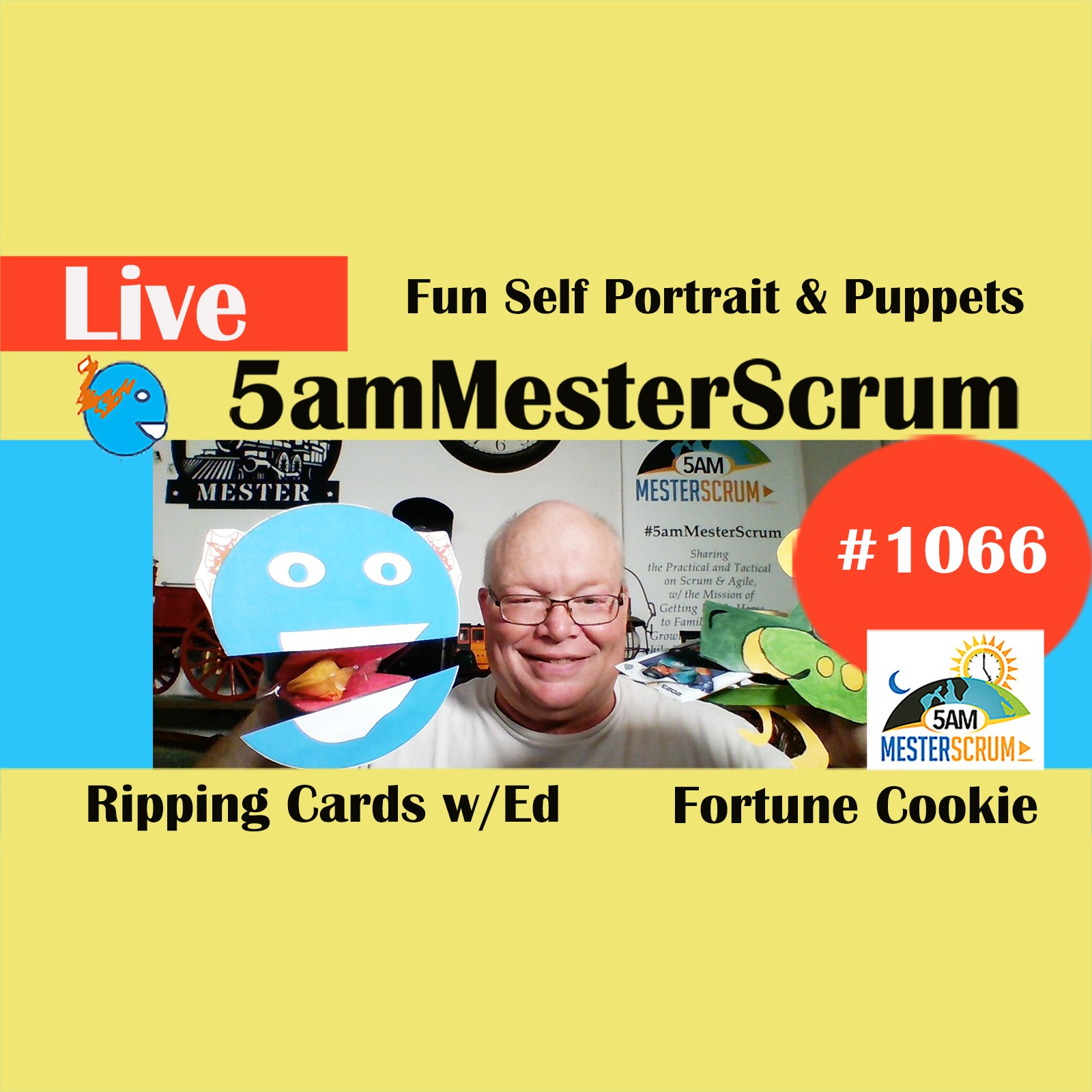 Self Portrait y Ripping Cards Show 1066 #5amMesterScrum LIVE #scrum #agile