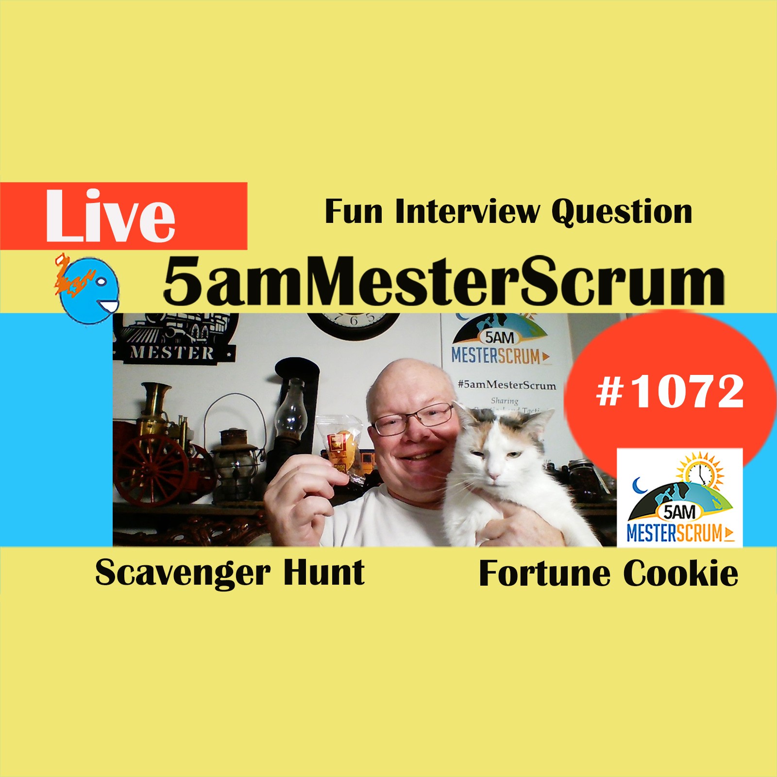 Fun Interview Question Show 1072 #5amMesterScrum LIVE #scrum #agile