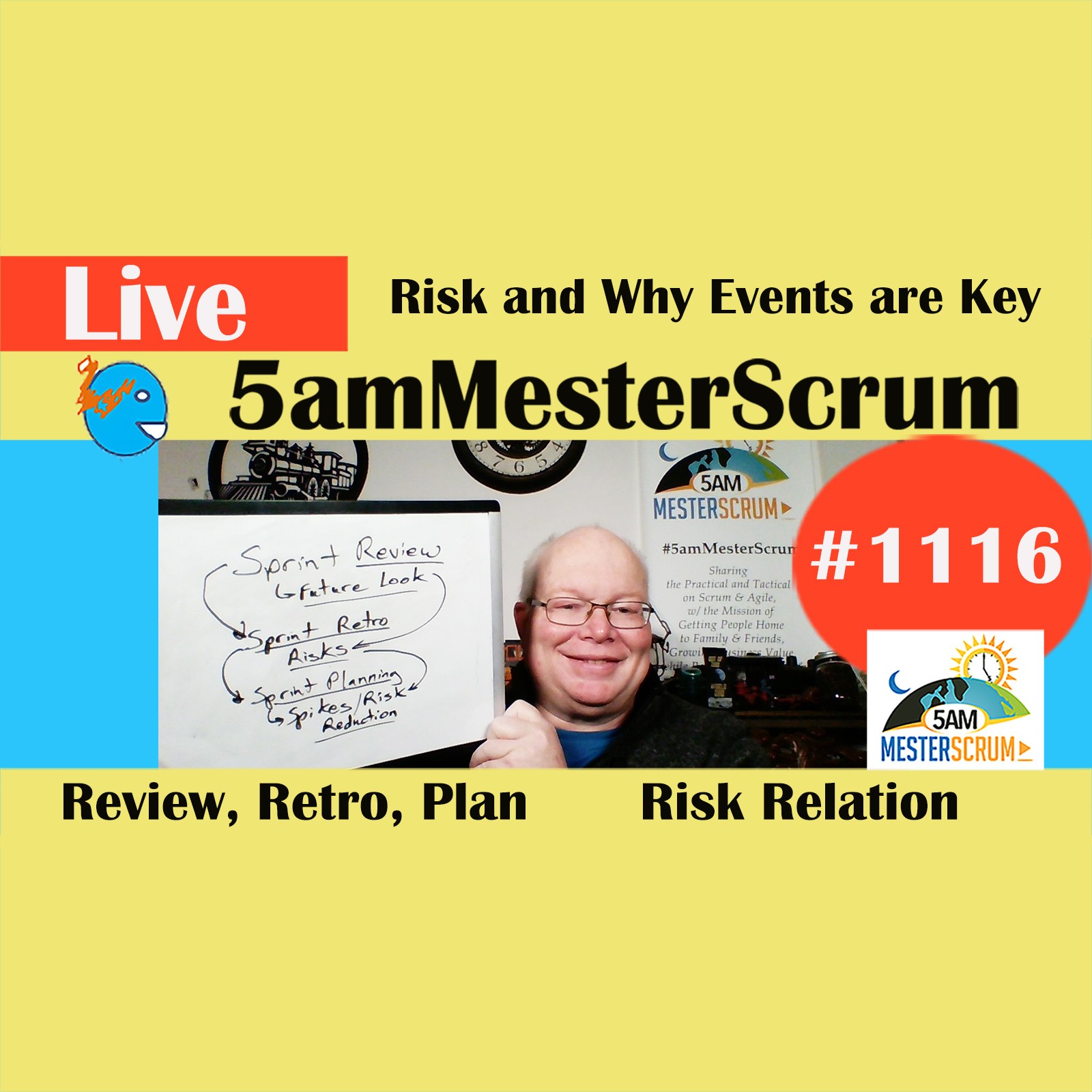 Risk Why Events are Key Show 1116 #5amMesterScrum LIVE #scrum #agile