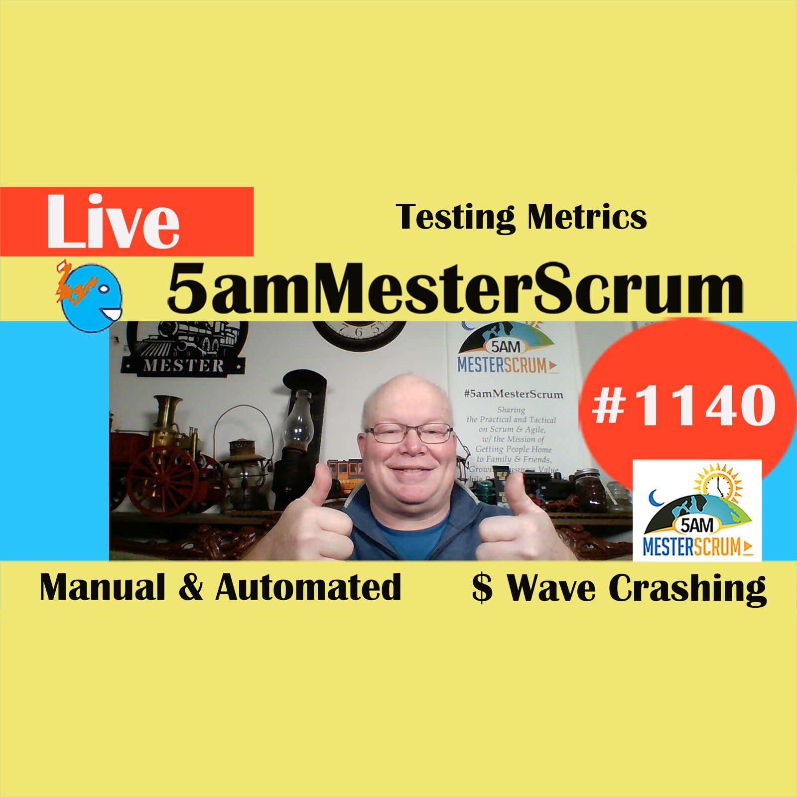 Testing Metrics Show 1140 #5amMesterScrum LIVE #scrum #agile