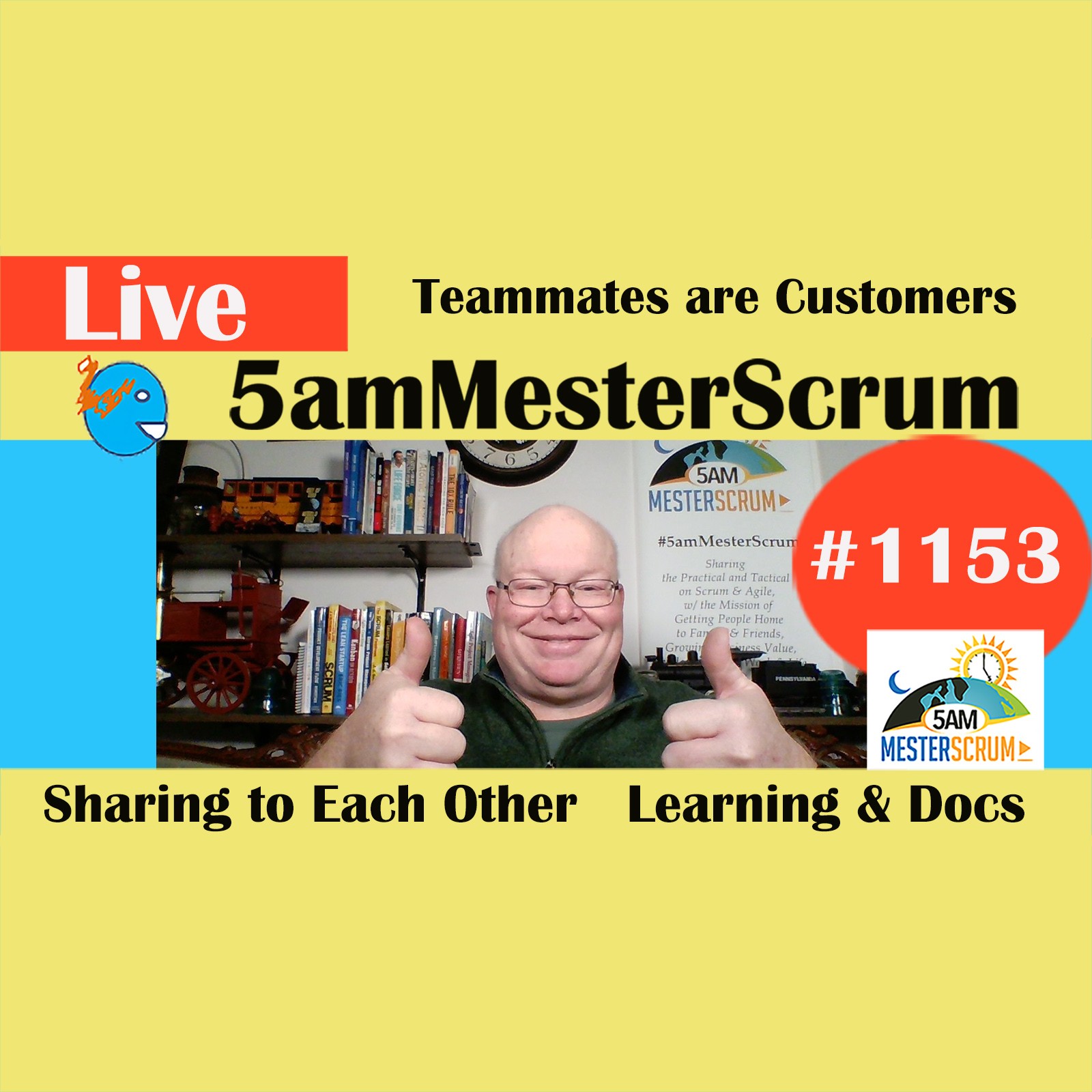 Team is Customer Lightning Talk 1153 #5amMesterScrum LIVE #scrum #agile