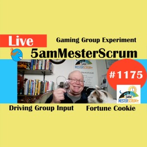 Group Gaming Exp Lightning Talk 1175 #5amMesterScrum LIVE #scrum #agile