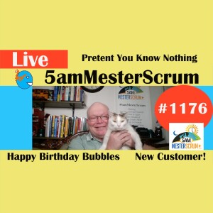 You Know Nothing Lightning Talk 1176 #5amMesterScrum LIVE #scrum #agile