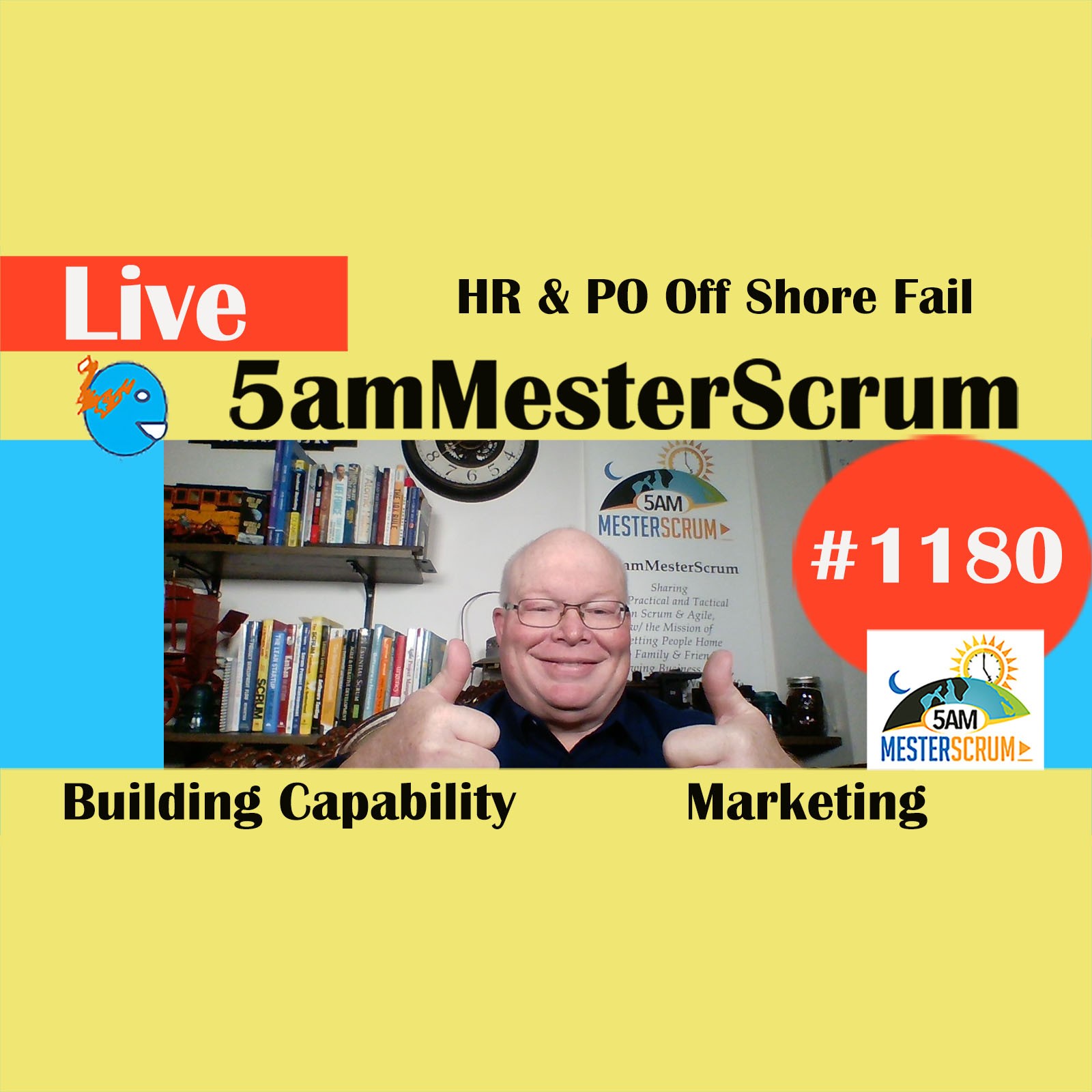 HR PO Offshore Fail Lightning Talk 1180 #5amMesterScrum LIVE #scrum #agile