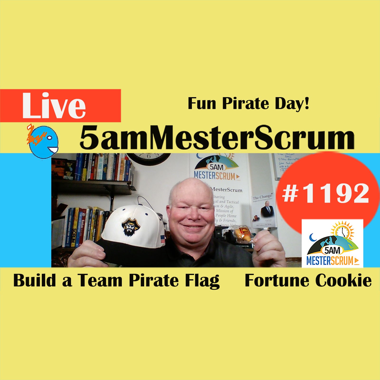 Pirate Day Fun Lightning Talk 1192 #5amMesterScrum LIVE #scrum #agile