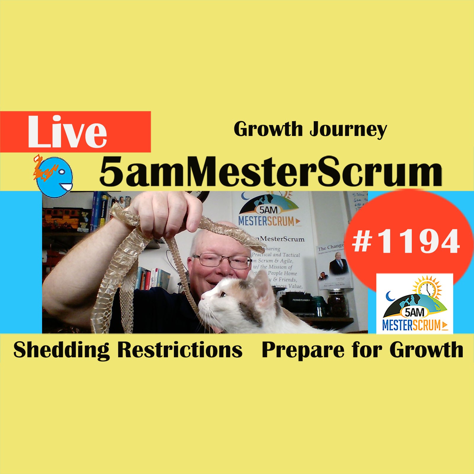 Your Growth Journey Lightning Talk 1194 #5amMesterScrum LIVE #scrum #agile