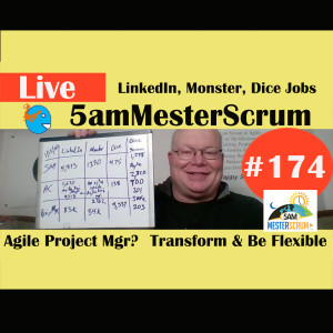 Show #174 Job Engines & Transform 5amMesterScrum LIVE with Scrum Master & Agile Coach Greg Mester