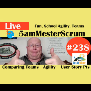 Show #238 Fun,Teams, Points, Story 5amMesterScrum LIVE with Scrum Master & Agile Coach Greg Mester