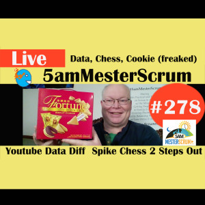 Show #278 Data, Chess, Cookies 5amMesterScrum LIVE with Scrum Master & Agile Coach Greg Mester