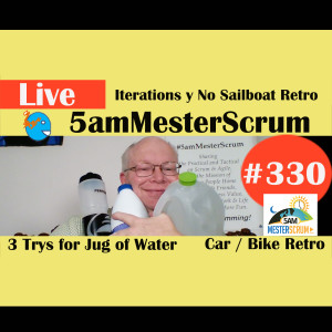 Show #330 Iterations and Car Retro 5amMesterScrum LIVE with Scrum Master & Agile Coach Greg Mester
