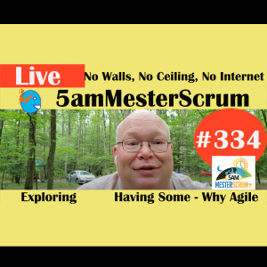 Show #334 No walls no ceiling 5amMesterScrum Rec Live w/ Scrum Master & Agile Coach Greg Mester