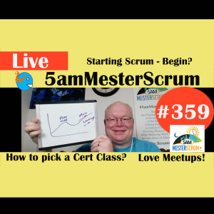 Show #359 Starting Scrum Masters 5amMesterScrum LIVE w/ Scrum Master & Agile Coach Greg Mester