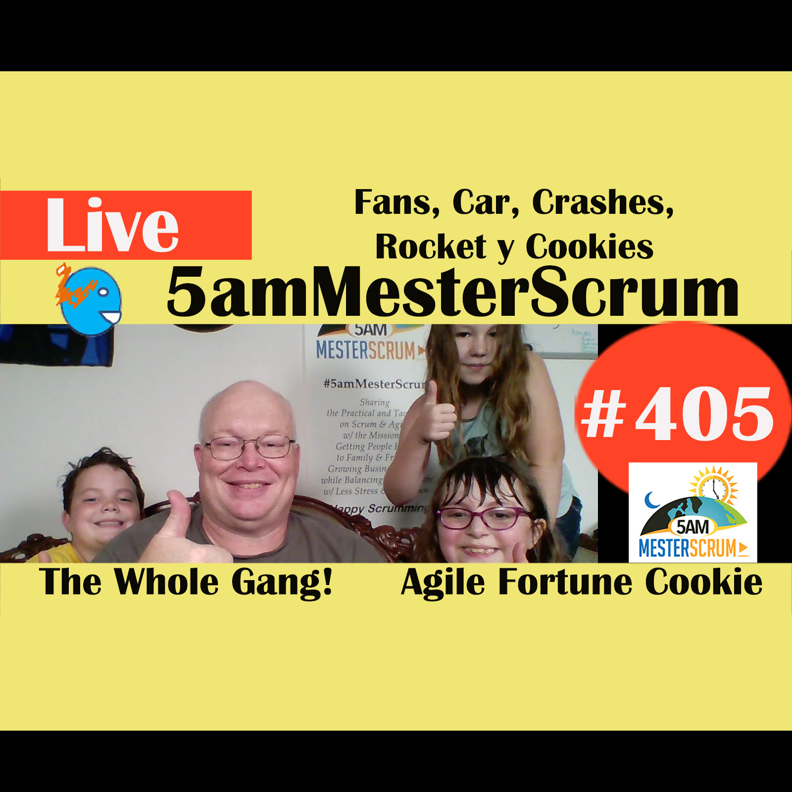 Show #405 Fans, Car, Crashes, Rocket and Cookies