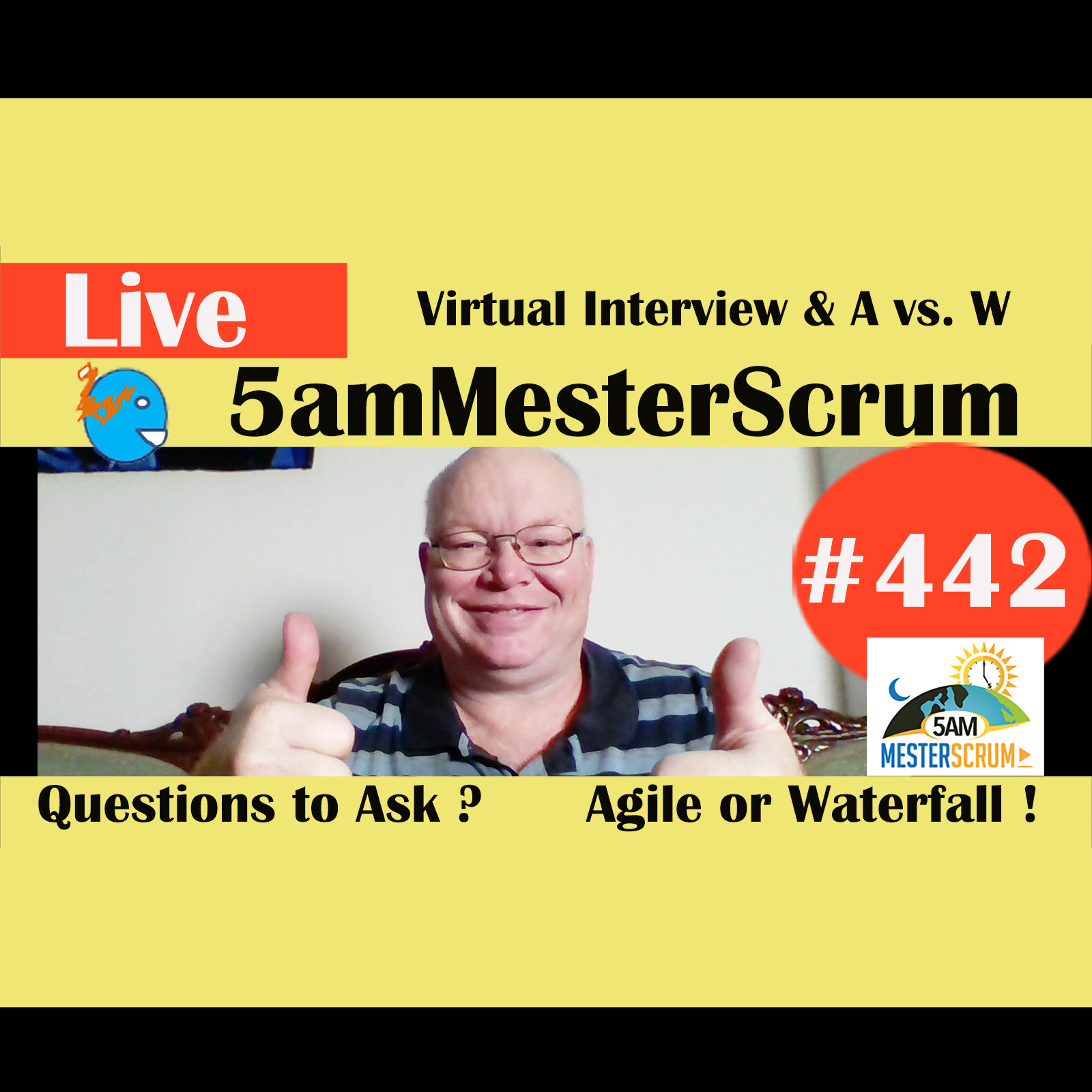 Show #442 Virtual Interview y A v. W w/Scrum Master y Agile Coach Greg Mester