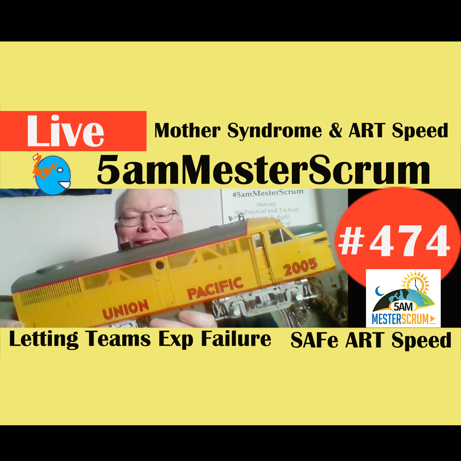 Show #474 Mother Syndrome y ART Speed w/Scrum Master y Agile Coach Greg Mester