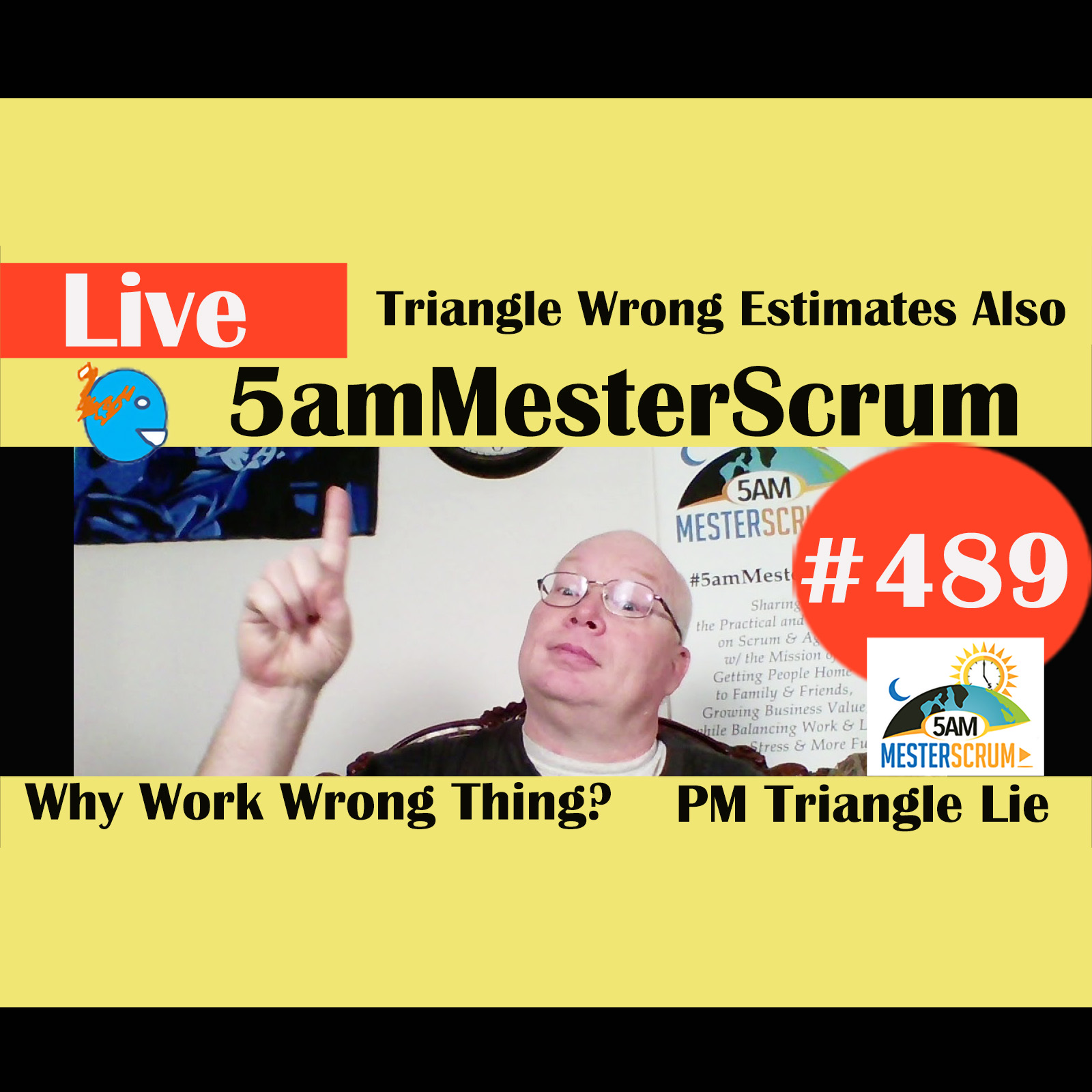 Show #489 Triangle Wrong Estimate Also w/ Scrum Master y Agile Coach Greg Mester