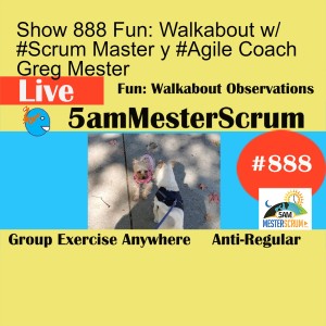 Show 888 Fun: Walkabout w/ #Scrum Master y #Agile Coach Greg Mester