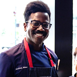 Conversation with Grail Cafe owner, Sheldrick Holmes
