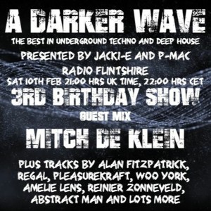 #156 A Darker Wave 10-02-2018 (3rd birthday show with guest mix from Mitch de Klein)