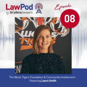 8. The Wests Tigers Foundation & Community Involvement- Featuring Laura Smith