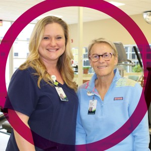 "You've had a heart attack." - Cardiac nurse Anne Ferris and patient Cheryl Neil