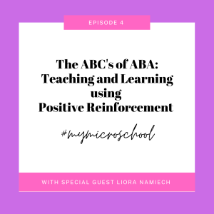 Episode 4 : The ABC's of ABA: Teaching and Learning using Positive Reinforcement with Liora Namiech