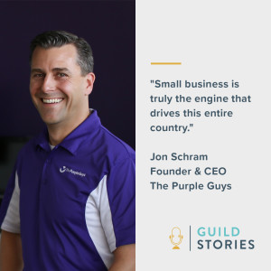 Story 51: Jon Schram, Founder and CEO of The Purple Guys, on the Business of Business 🎙 💜