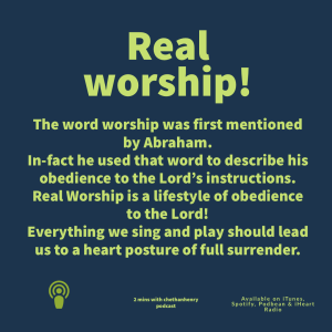 Real worship!