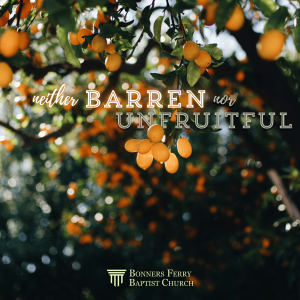 Sunday Morning - Neither Barren Nor Unfruitful