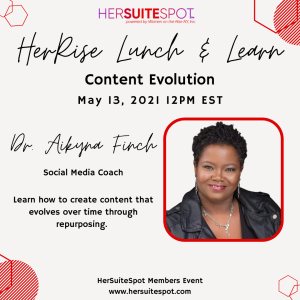 EP55 Content Evolution with Dr. Aikyna Finch