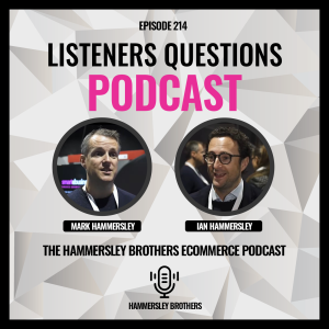 Ecommerce: Listeners Questions Podcast