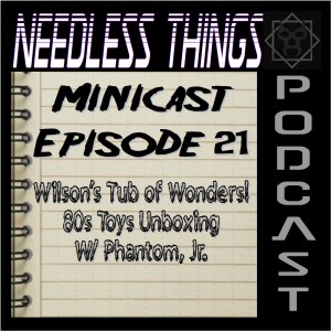 Needless Things Minicast Episode 21 - Wilson's Tub of Wonders 80s Toys Unboxing w/ Phantom, Jr.