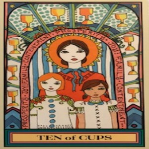 June 23, 2022 - Tarot Card of the Day - 10 of Cups