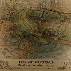November 2, 2022 - Tarot Card of the Day - 10 of Pentacles (Crystals)