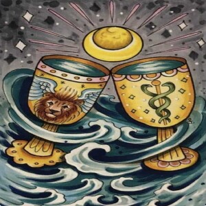April 6, 2025 - Tarot Card of the Day - 2 of Cups