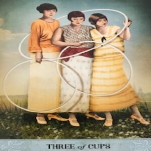 June 7, 2024 - Tarot Card of the Day - 3 of Cups