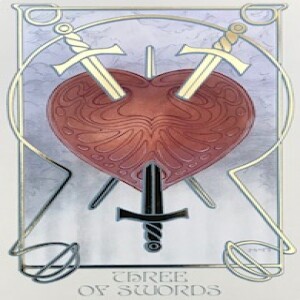 April 9, 2023 - Tarot Card of the Day - 3 of Swords