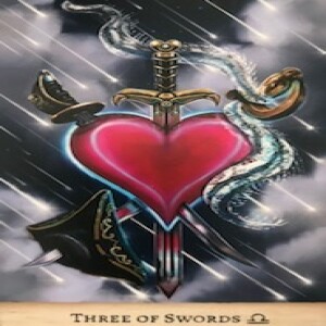 September 21, 2024 - Tarot Card of the Day - 3 of Swords